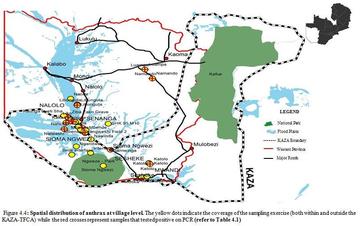 Anthrax distribution map @ H. Kamboyi